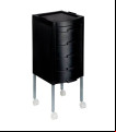 CARRITO AUXILIAR UKI MANHATTAN NEGRO